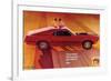 1969 Ford Mustang Mach 1-null-Framed Art Print
