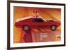 1969 Ford Mustang Mach 1-null-Framed Art Print