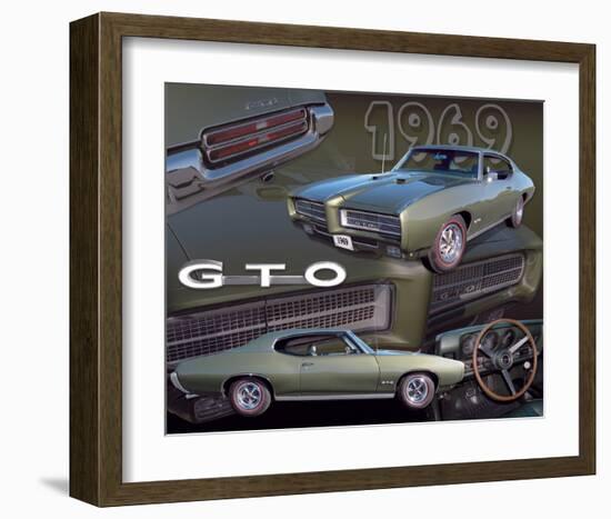 1969 GTO-null-Framed Art Print