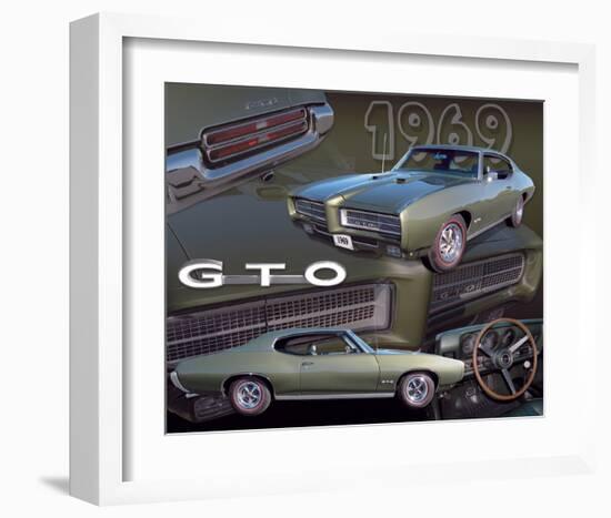 1969 GTO-null-Framed Art Print