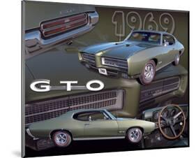 1969 GTO-null-Mounted Art Print