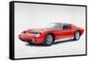 1969 Lamborghini Miura P400 S Watercolor-NaxArt-Framed Stretched Canvas