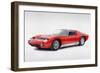 1969 Lamborghini Miura P400 S Watercolor-NaxArt-Framed Art Print