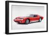 1969 Lamborghini Miura P400 S Watercolor-NaxArt-Framed Art Print