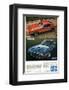 1969 Mustang Fire & Refinement-null-Framed Art Print