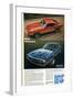 1969 Mustang Fire & Refinement-null-Framed Art Print