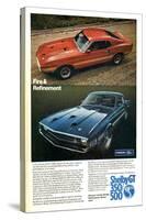 1969 Mustang Fire & Refinement-null-Stretched Canvas