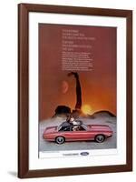 1969 Thunderbird Moon & Stars-null-Framed Art Print