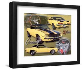 1969 Z28 Camaro-null-Framed Premium Giclee Print