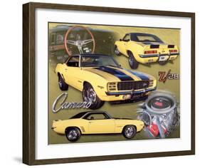 1969 Z28 Camaro-null-Framed Art Print