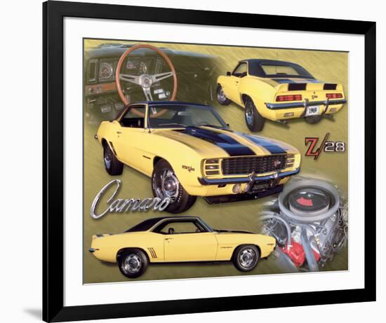 1969 Z28 Camaro-null-Framed Art Print