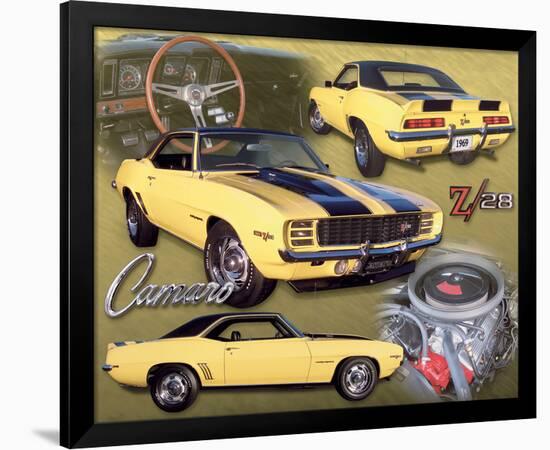 1969 Z28 Camaro-null-Framed Art Print