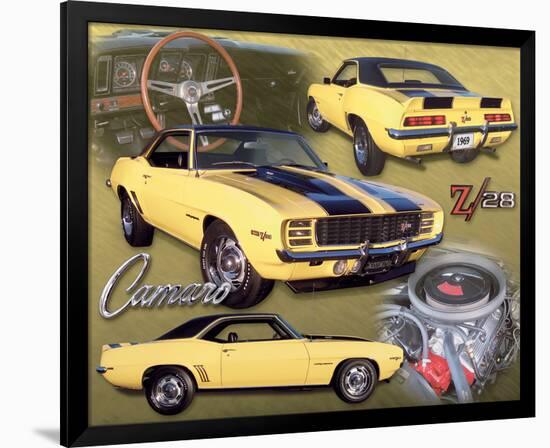 1969 Z28 Camaro-null-Framed Art Print