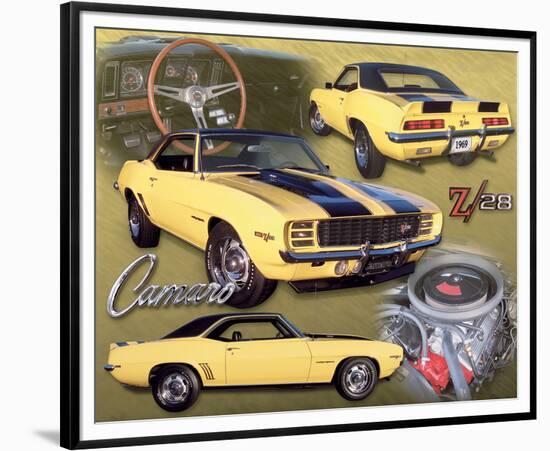 1969 Z28 Camaro-null-Framed Art Print