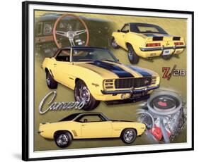 1969 Z28 Camaro-null-Framed Art Print