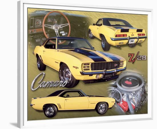 1969 Z28 Camaro-null-Framed Art Print