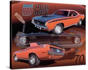 1970 AAR Cuda-null-Stretched Canvas