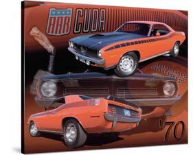 1970 AAR Cuda-null-Stretched Canvas