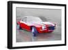 1970 Chevy Camaro Watercolor-NaxArt-Framed Art Print