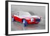 1970 Chevy Camaro Watercolor-NaxArt-Framed Art Print