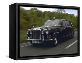 1970 Daimler Vanden Plas DS 420 limousine. Ex Queen Mother-null-Framed Stretched Canvas