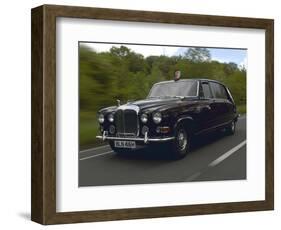 1970 Daimler Vanden Plas DS 420 limousine. Ex Queen Mother-null-Framed Photographic Print