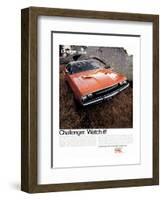 1970 Dodge Challenger-Watch It!-null-Framed Art Print