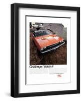 1970 Dodge Challenger-Watch It!-null-Framed Art Print