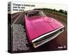 1970 Dodge Charger TickledPink-null-Stretched Canvas