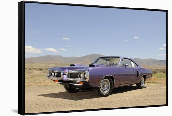 1970 Dodge Coronet HEMI RT-S. Clay-Framed Stretched Canvas