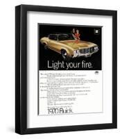 1970 GM Buick Light Your Fire-null-Framed Art Print