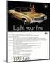 1970 GM Buick Light Your Fire-null-Mounted Art Print