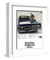 1970 GM Chevrolet Nova-null-Framed Art Print