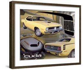 1970 Hemi Cuda-null-Framed Art Print