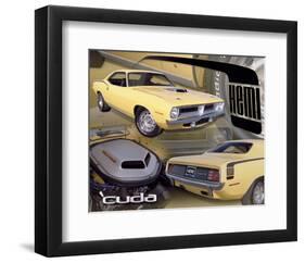 1970 Hemi Cuda-null-Framed Art Print