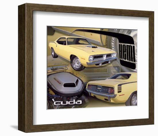 1970 Hemi Cuda-null-Framed Art Print