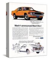 1970 Mustang Mach1-Mach Won-null-Stretched Canvas