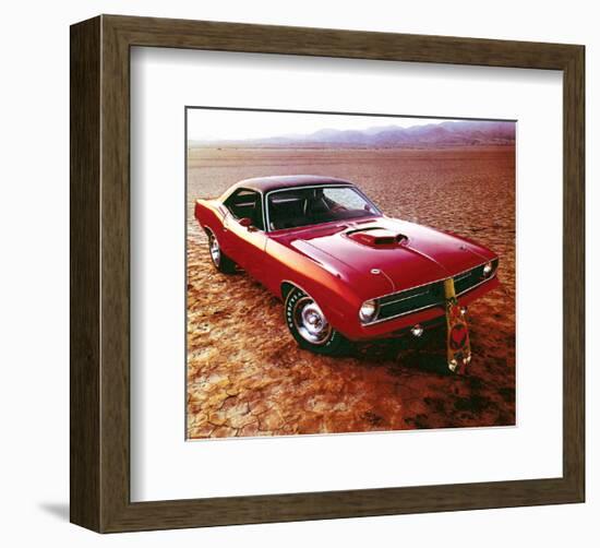 1970 Plymouth Cuda Hemi & Tie-null-Framed Art Print