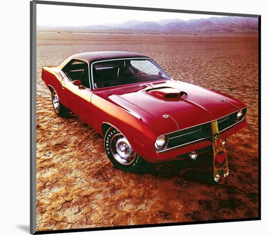 1970 Plymouth Cuda Hemi & Tie-null-Mounted Art Print