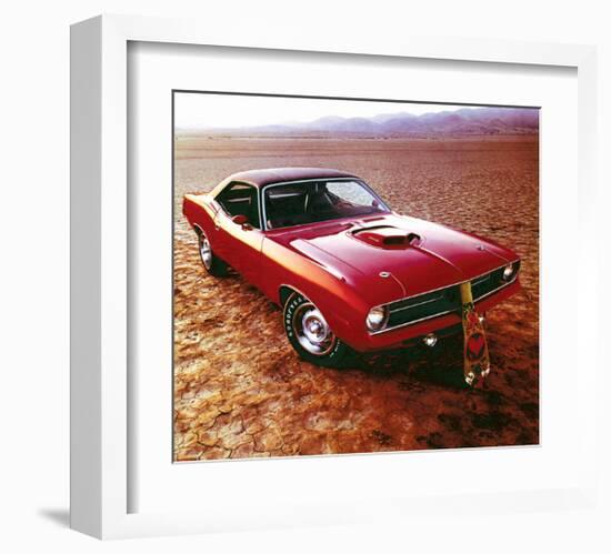 1970 Plymouth Cuda Hemi & Tie-null-Framed Art Print