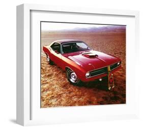 1970 Plymouth Cuda Hemi & Tie-null-Framed Art Print