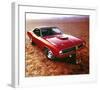 1970 Plymouth Cuda Hemi & Tie-null-Framed Art Print