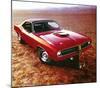 1970 Plymouth Cuda Hemi & Tie-null-Mounted Art Print