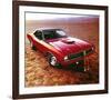 1970 Plymouth Cuda Hemi & Tie-null-Framed Art Print