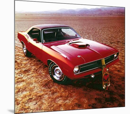 1970 Plymouth Cuda Hemi & Tie-null-Mounted Art Print