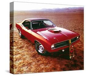 1970 Plymouth Cuda Hemi & Tie-null-Stretched Canvas