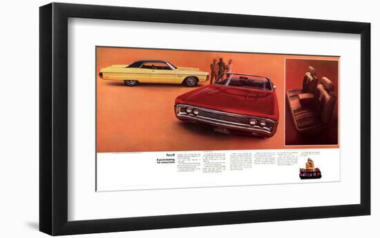 1970 Plymouth Fury Convertible-null-Framed Art Print