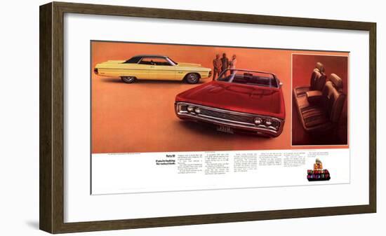 1970 Plymouth Fury Convertible-null-Framed Art Print