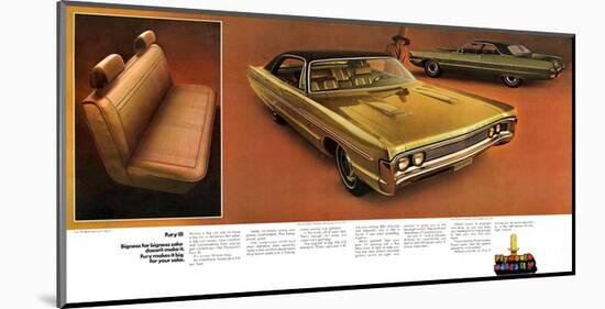 1970 Plymouth Fury III Hardtop-null-Mounted Art Print