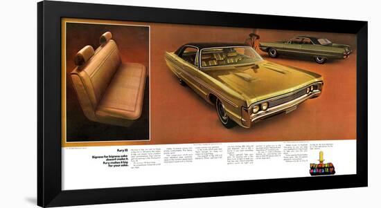 1970 Plymouth Fury III Hardtop-null-Framed Art Print